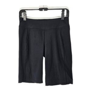 🆓 FREE Title Nine Black pull on running shorts bike shorts sz Extra Small